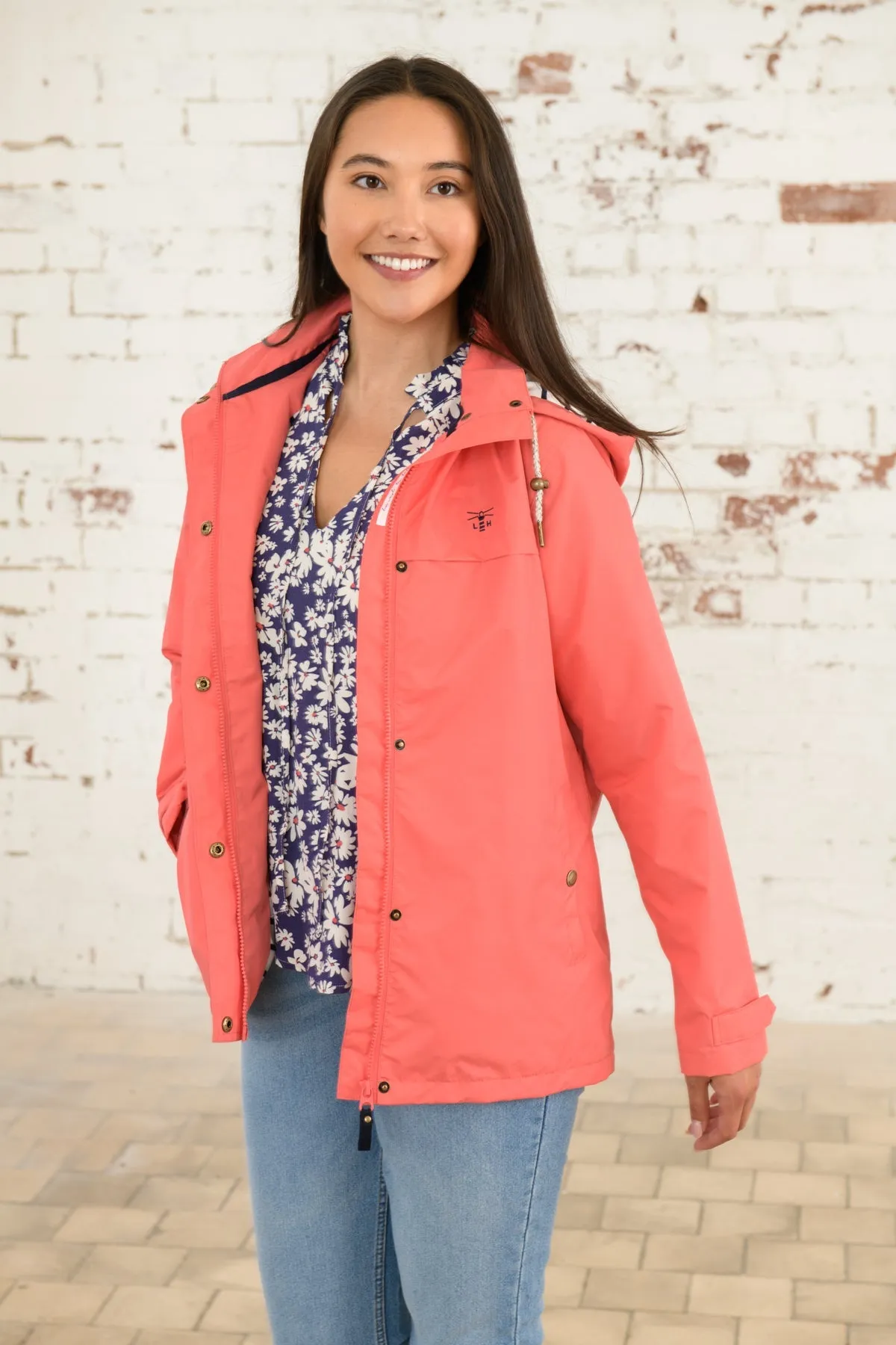 Beachcomber Jacket - Coral