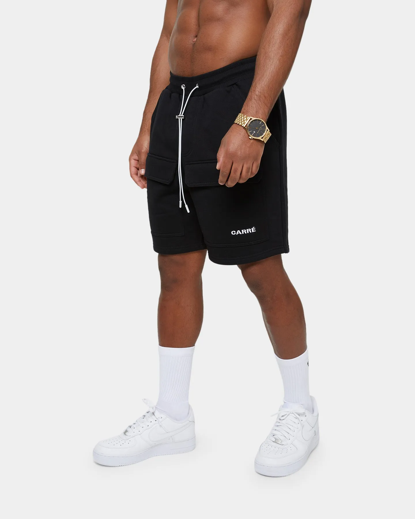 Carre Dominateur Cargo Shorts Black