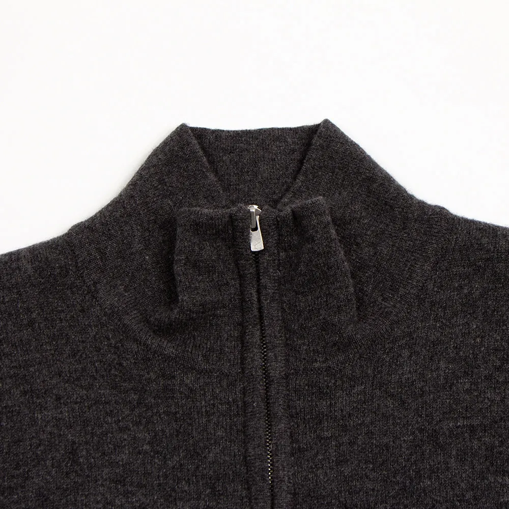 Cashmere mix Zip-Up