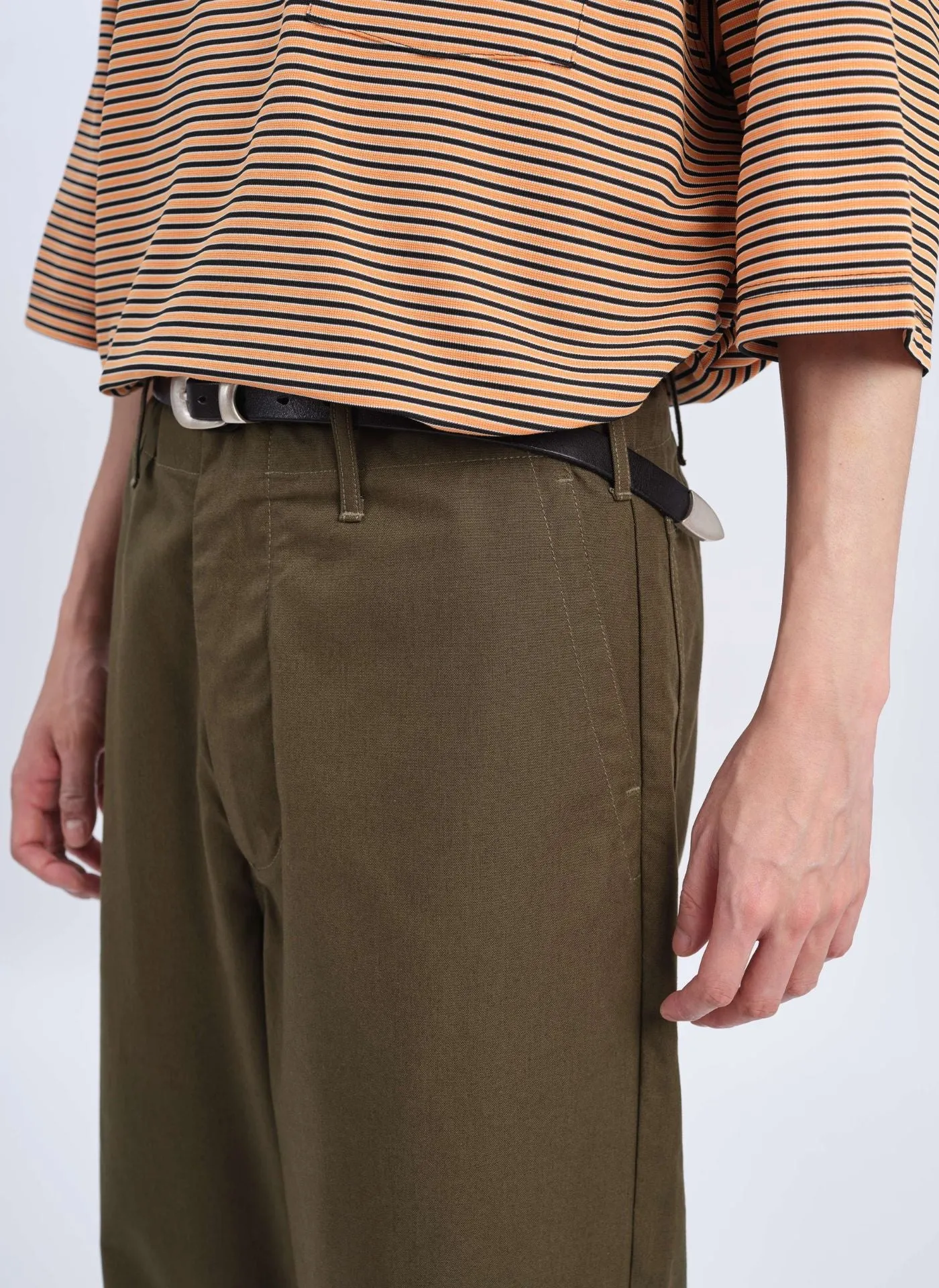 Cordura Canvas Worker Wide Tapered Pants