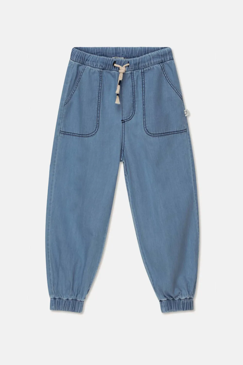 Denim Jogger Pants