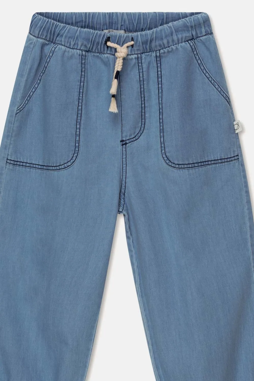 Denim Jogger Pants