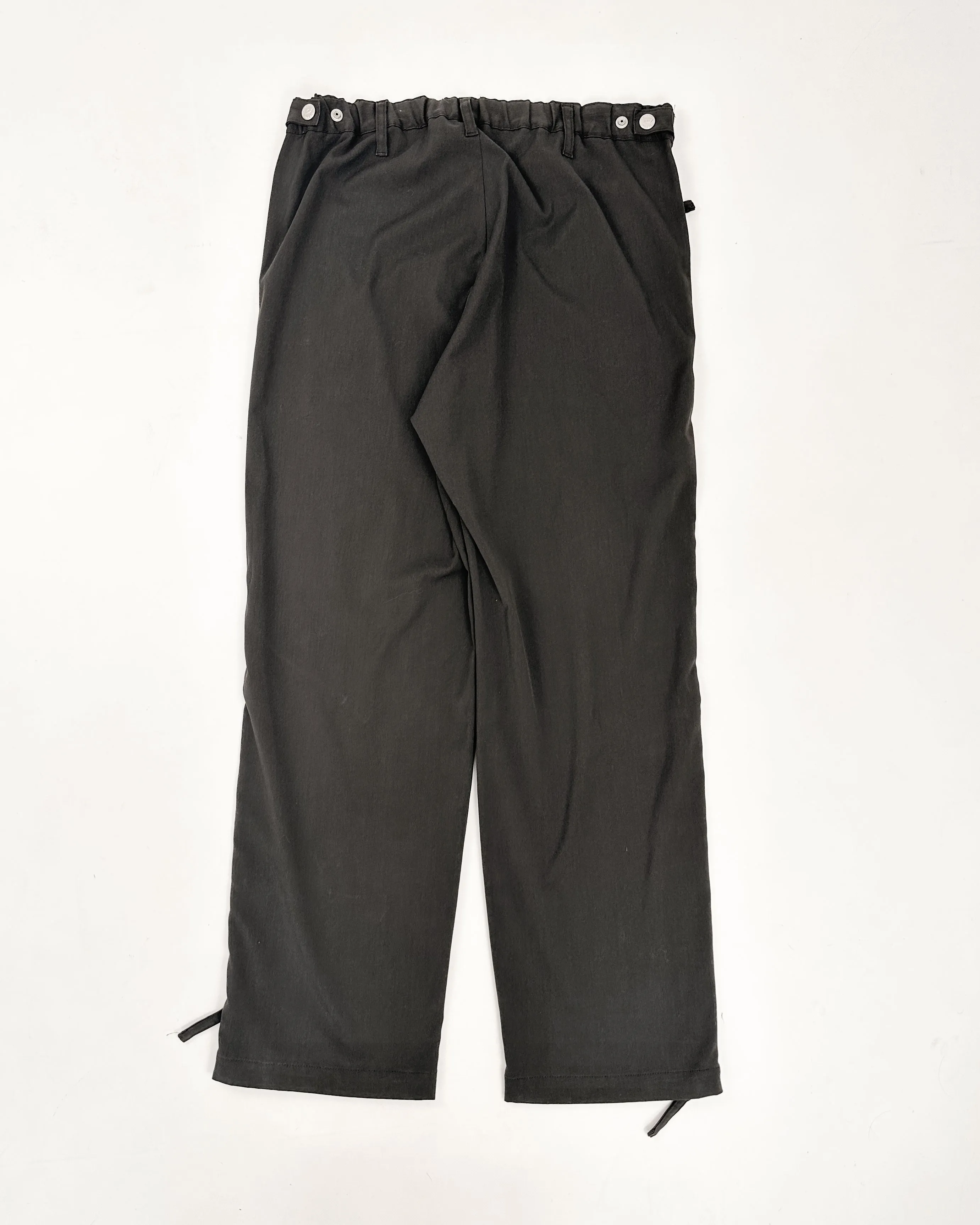 Diesel Dark Brown Zipped Pants 2000's