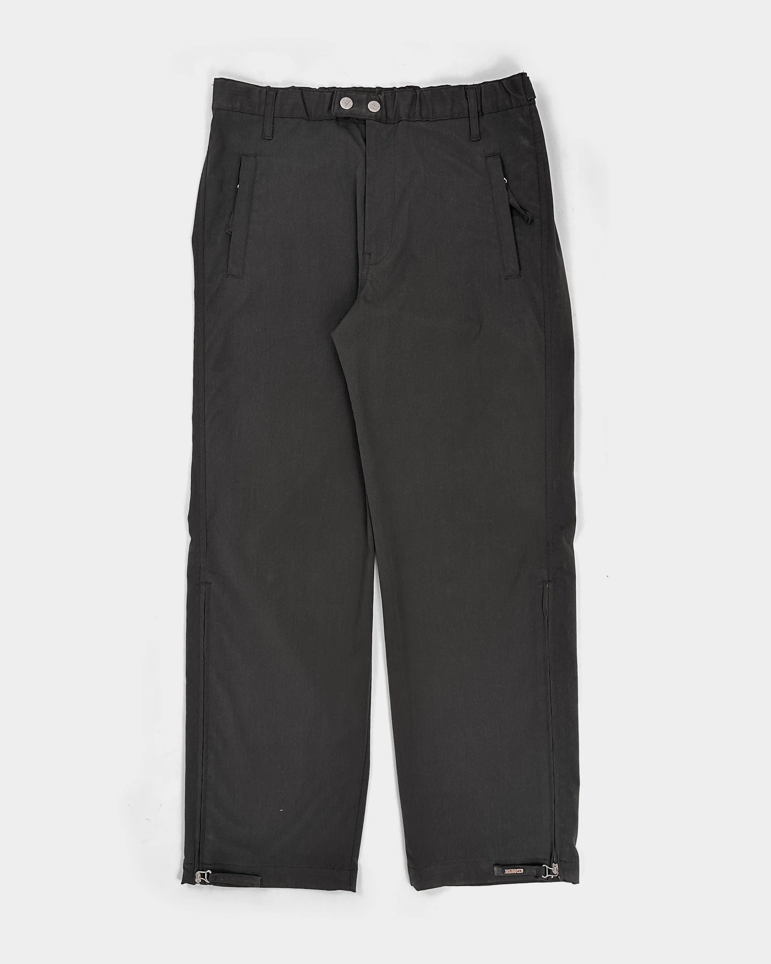 Diesel Dark Brown Zipped Pants 2000's