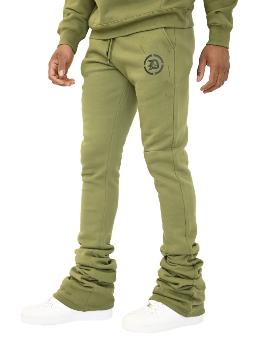 DOCTRINE STAKED PIRANHA JOGGER ARMY GREEN (DB0023)