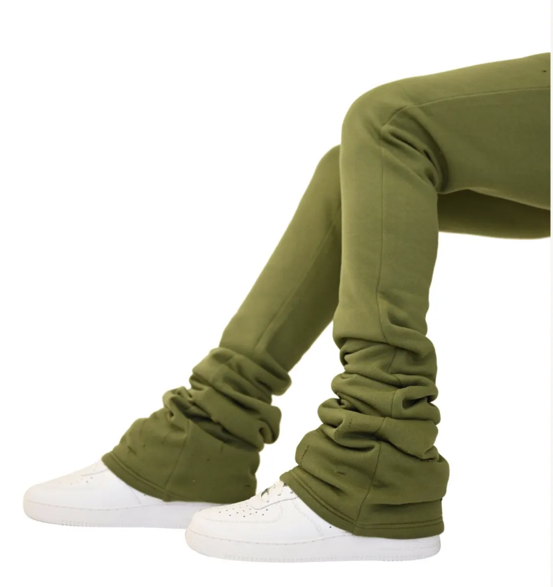 DOCTRINE STAKED PIRANHA JOGGER ARMY GREEN (DB0023)