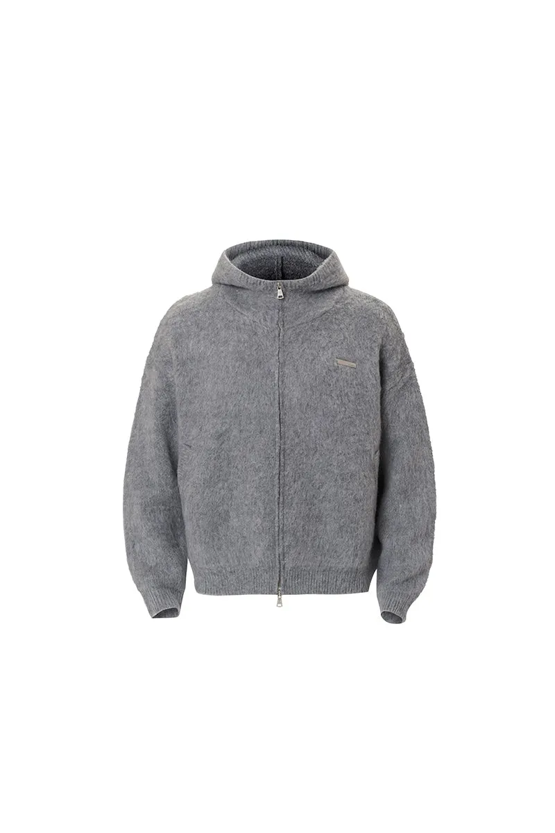 Double Zip-up Hoodie Sweater