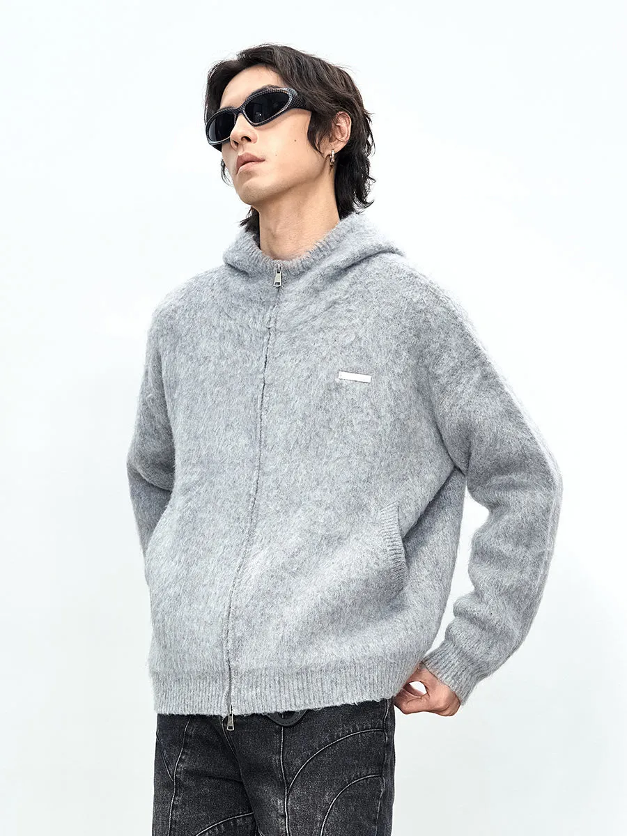 Double Zip-up Hoodie Sweater