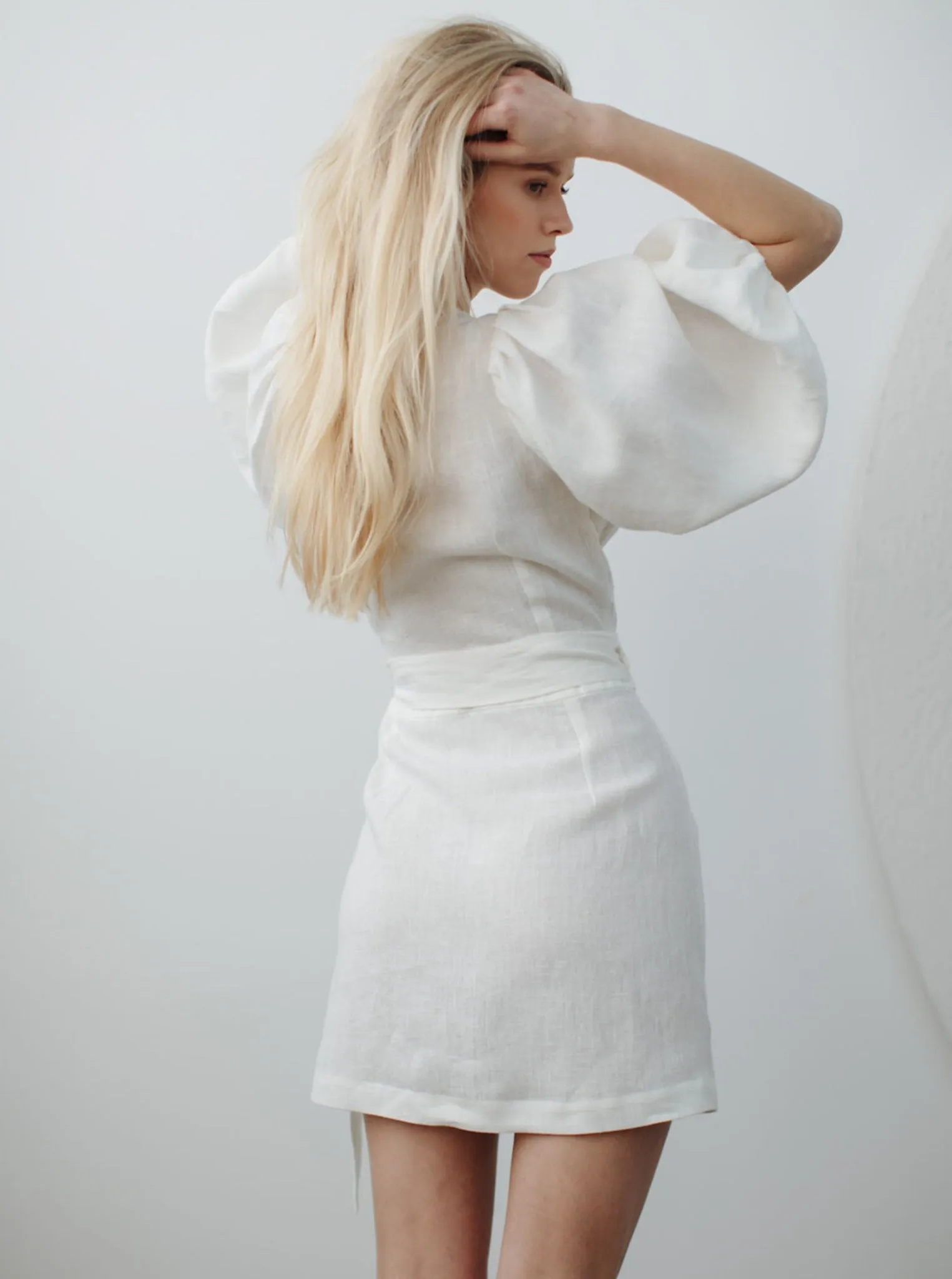 Dune Mini Linen Dress