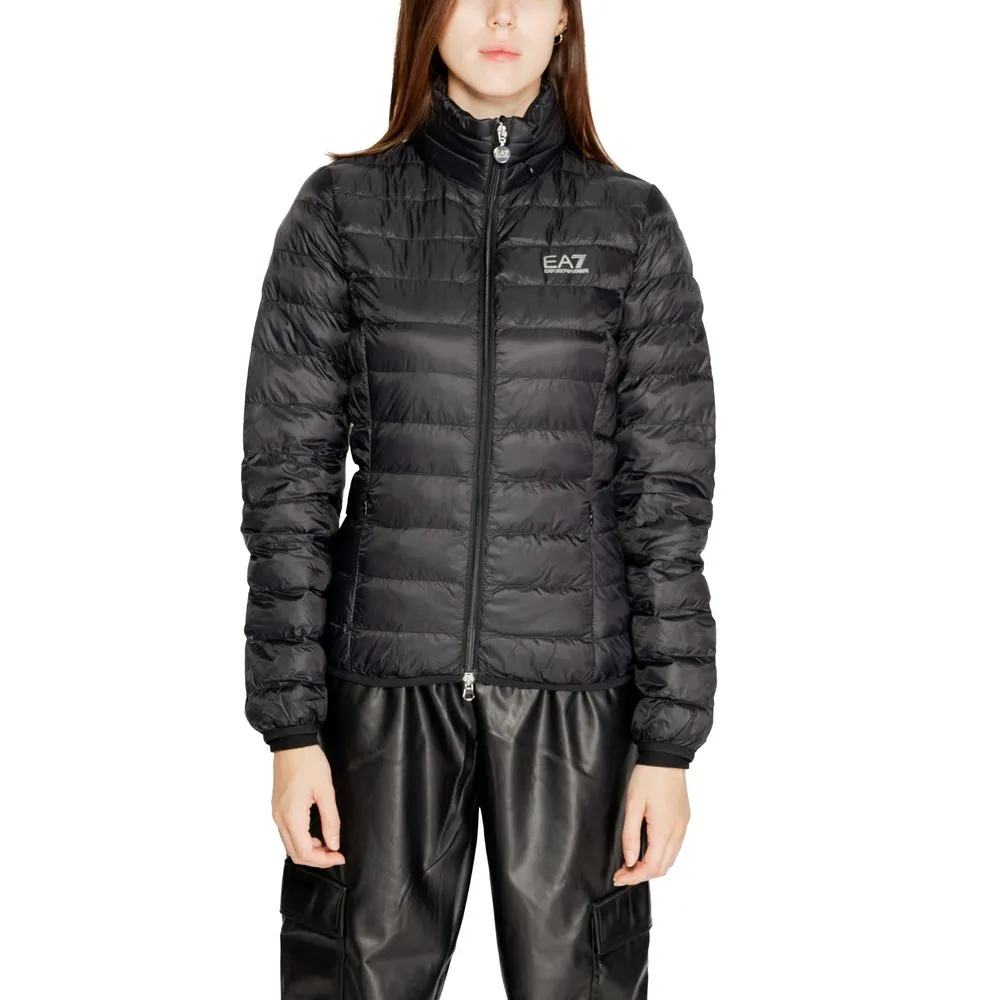 EA7 Emporio Armani Black Polyamide Jackets & Coat