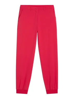 Elena Jogger Pant / Rose Red