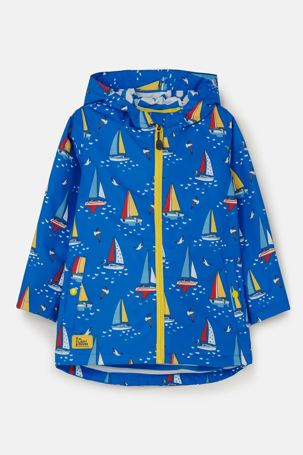 Ethan Jacket - Blue Boat Print