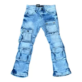 FOCUS: BOYS Distressed Stacked Denim 5226