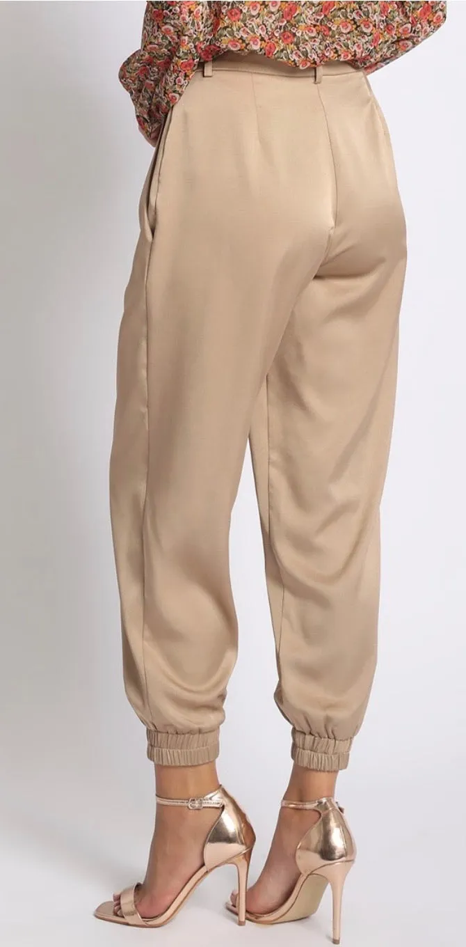 Jogger Satin Pants