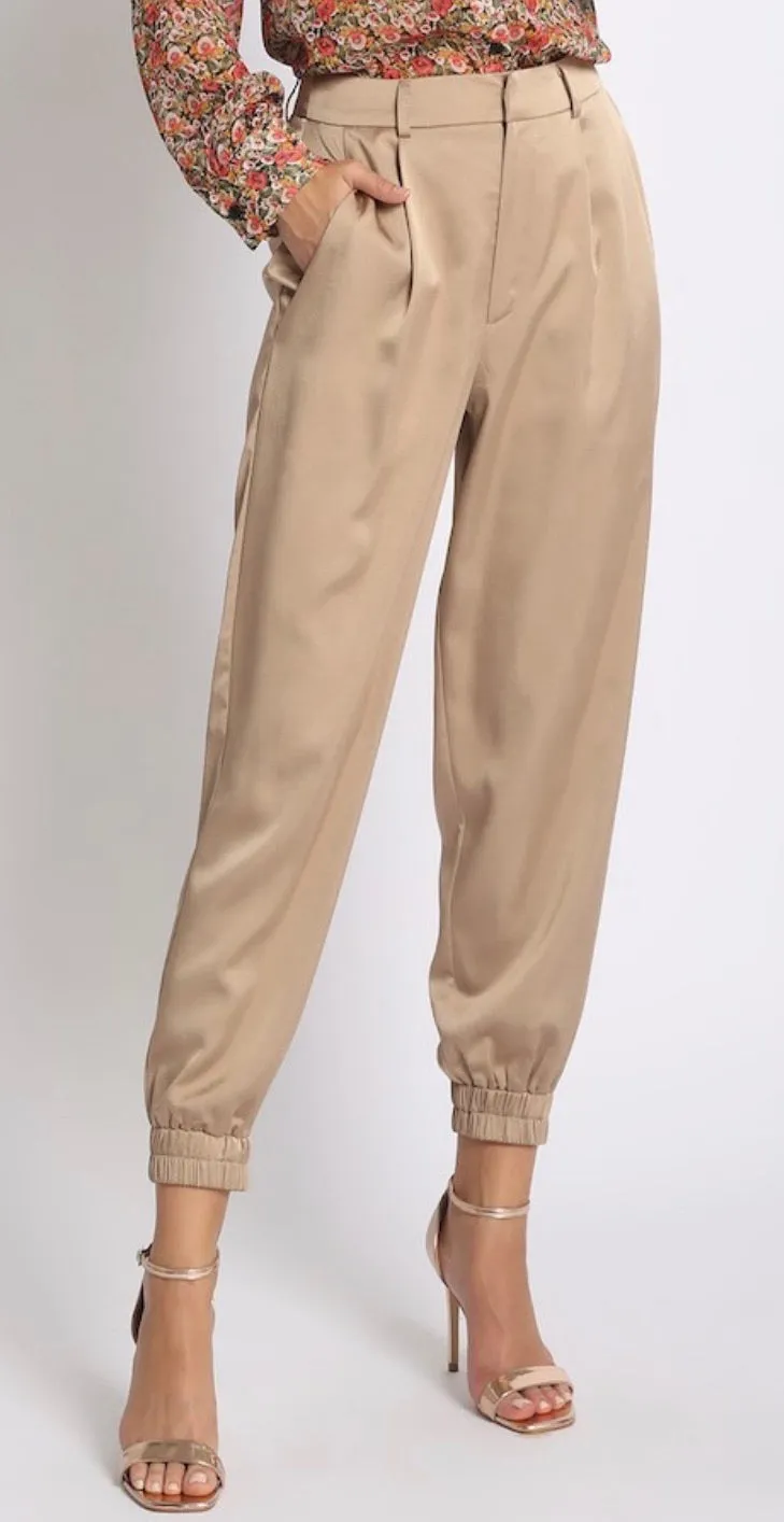 Jogger Satin Pants