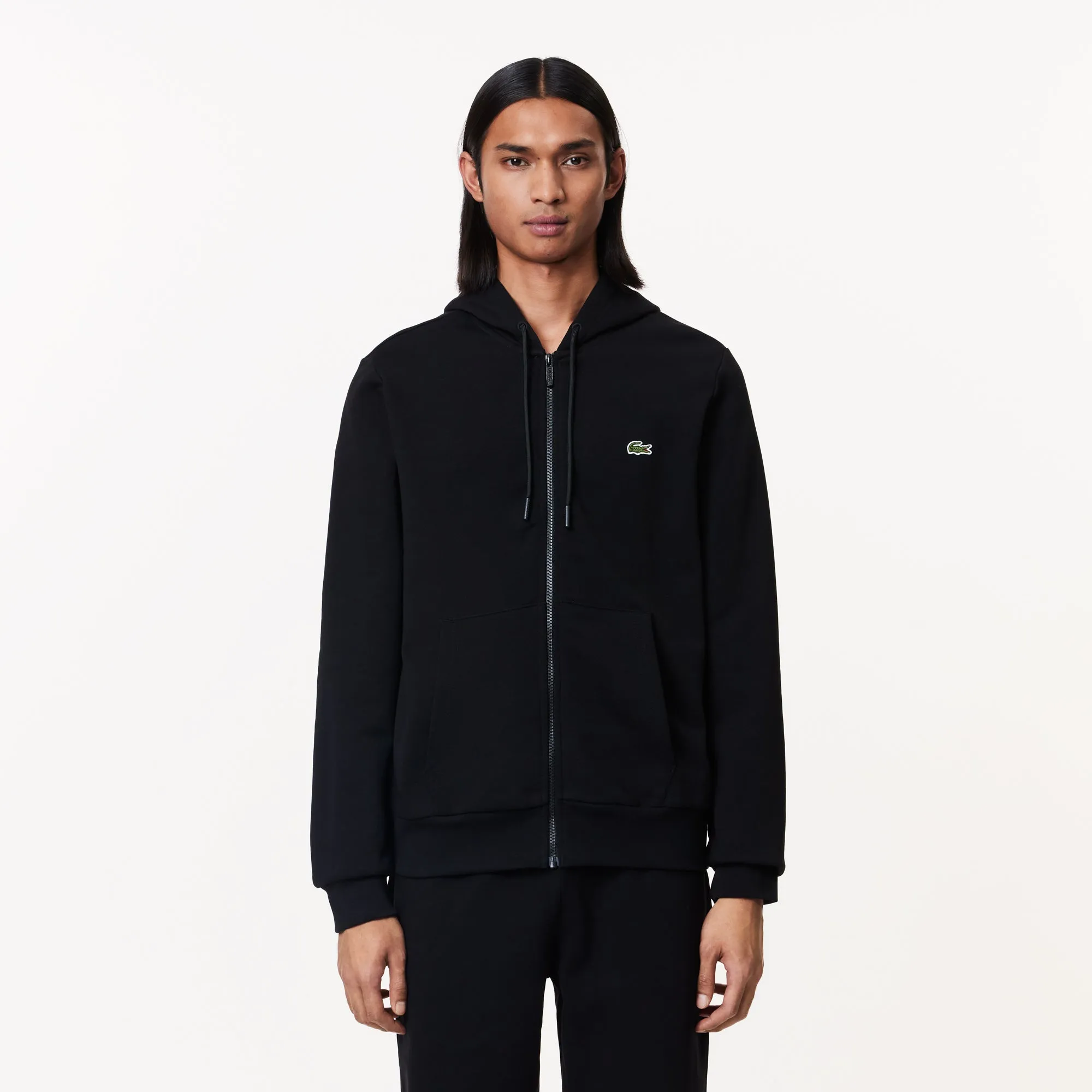 Lacoste Zip Up Fleece Black