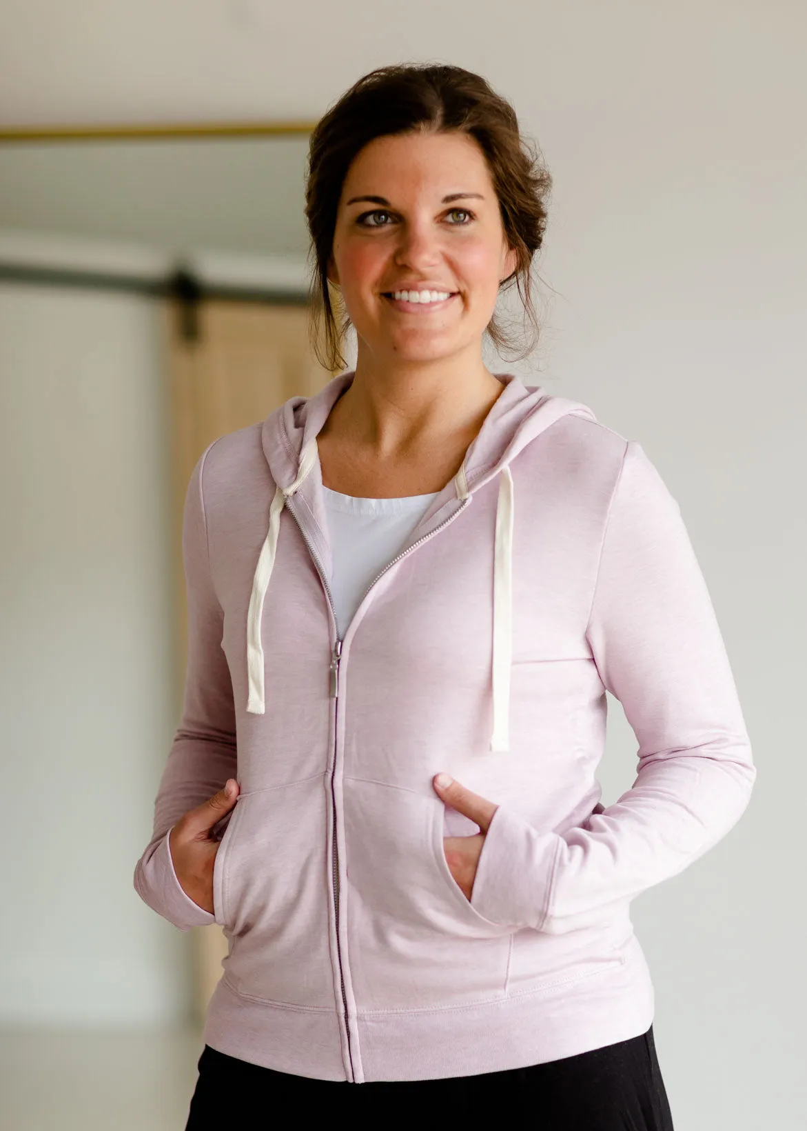 Lilac Jacey Zip Up Hoodie - FINAL SALE