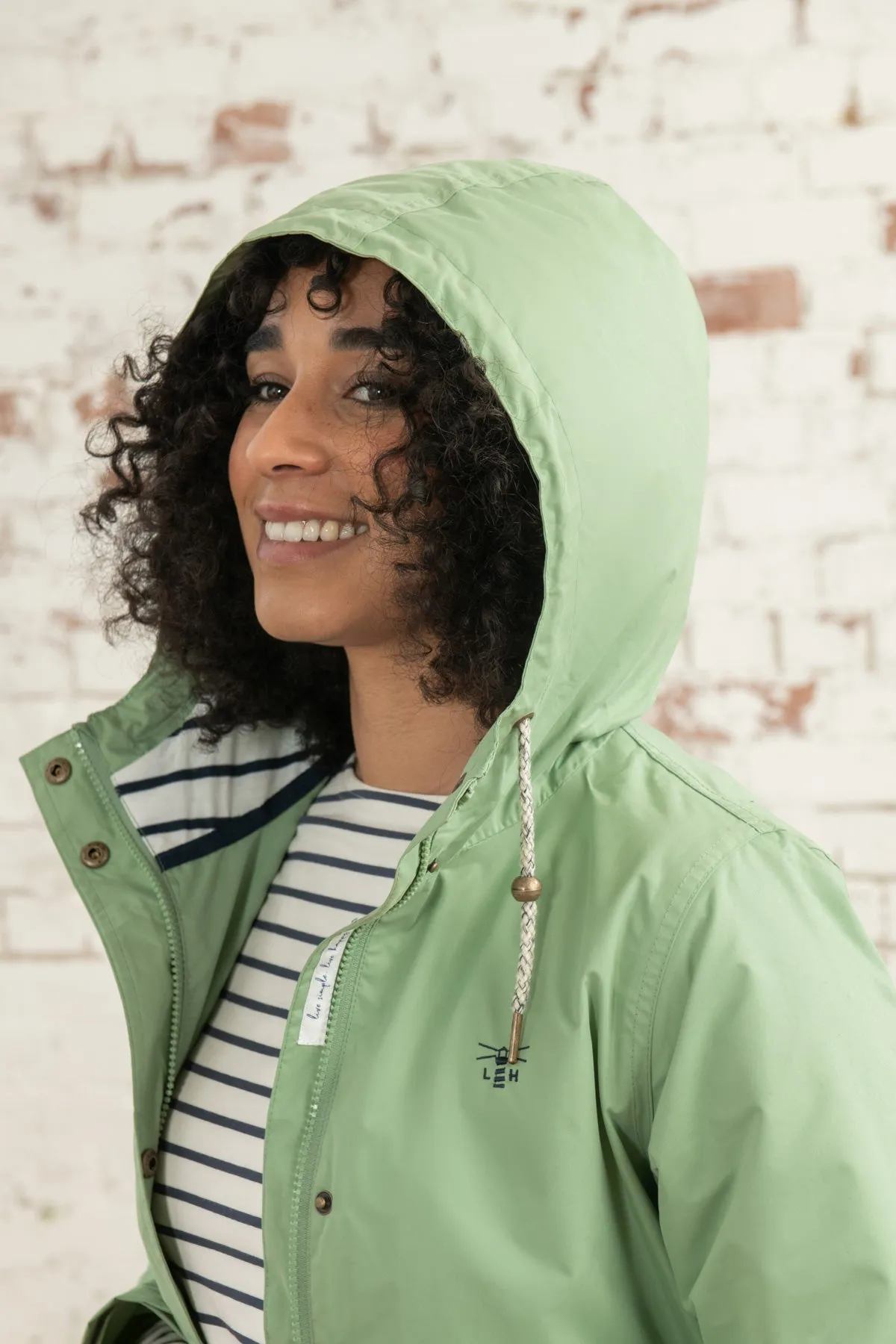 Long Beachcomber Jacket - Pistachio