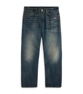 Men's Vintage Classic Fit Distressed Jean Wallwood