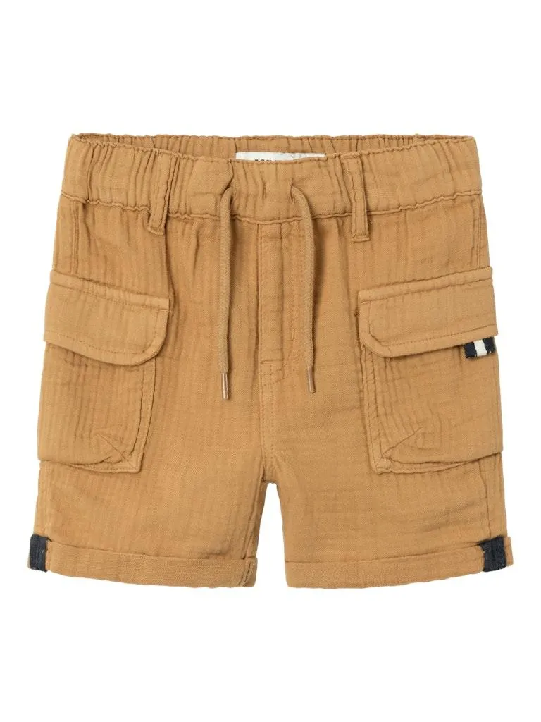 NAME IT Jungen Jogger Cargo Shorts - NMMBEN JOGGER CARGO TWI L SHORTS 1660-GG