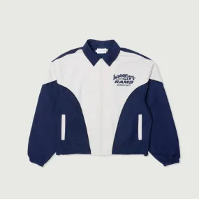 Rams Nylon Zip Up - Navy