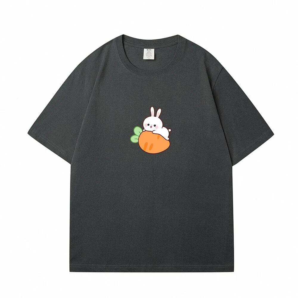 Relaxing Bun Bun the Bunny Loose Cotton T-Shirts