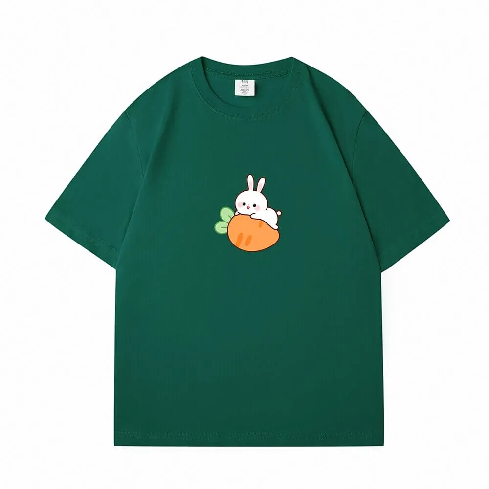 Relaxing Bun Bun the Bunny Loose Cotton T-Shirts