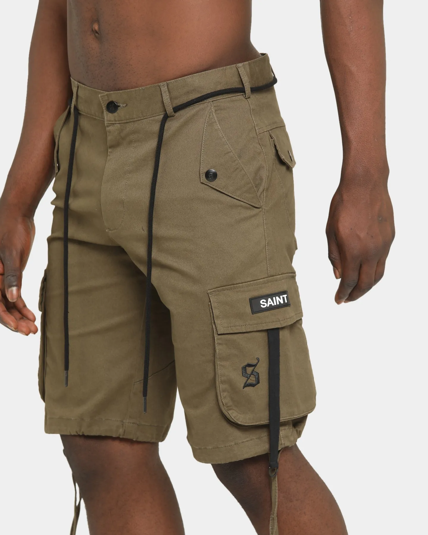 Saint Morta Darma Initiative Cargo Shorts Army Green