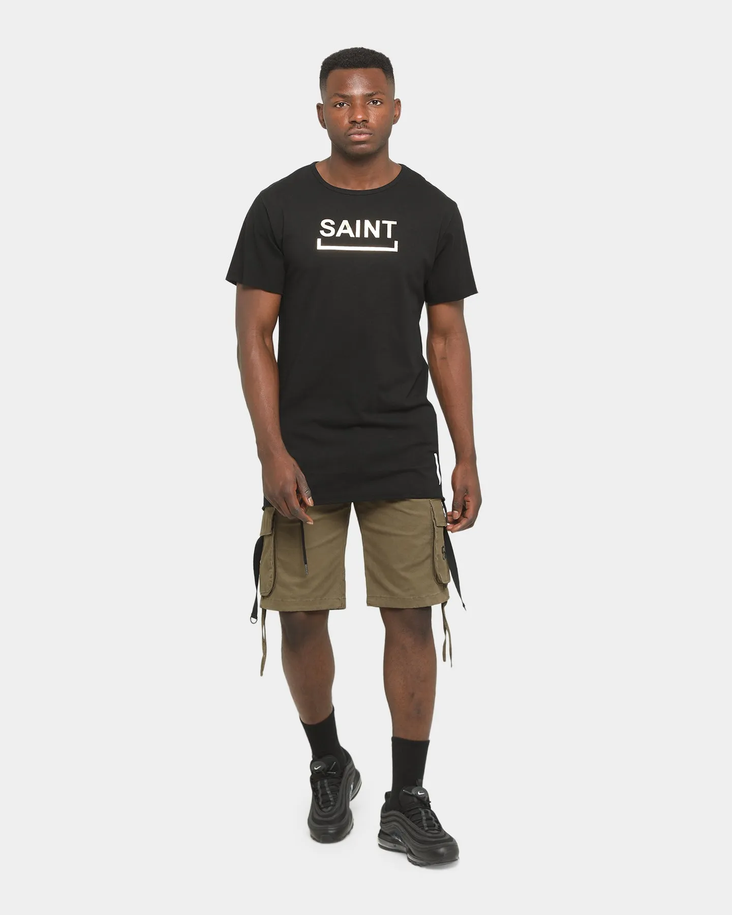 Saint Morta Darma Initiative Cargo Shorts Army Green