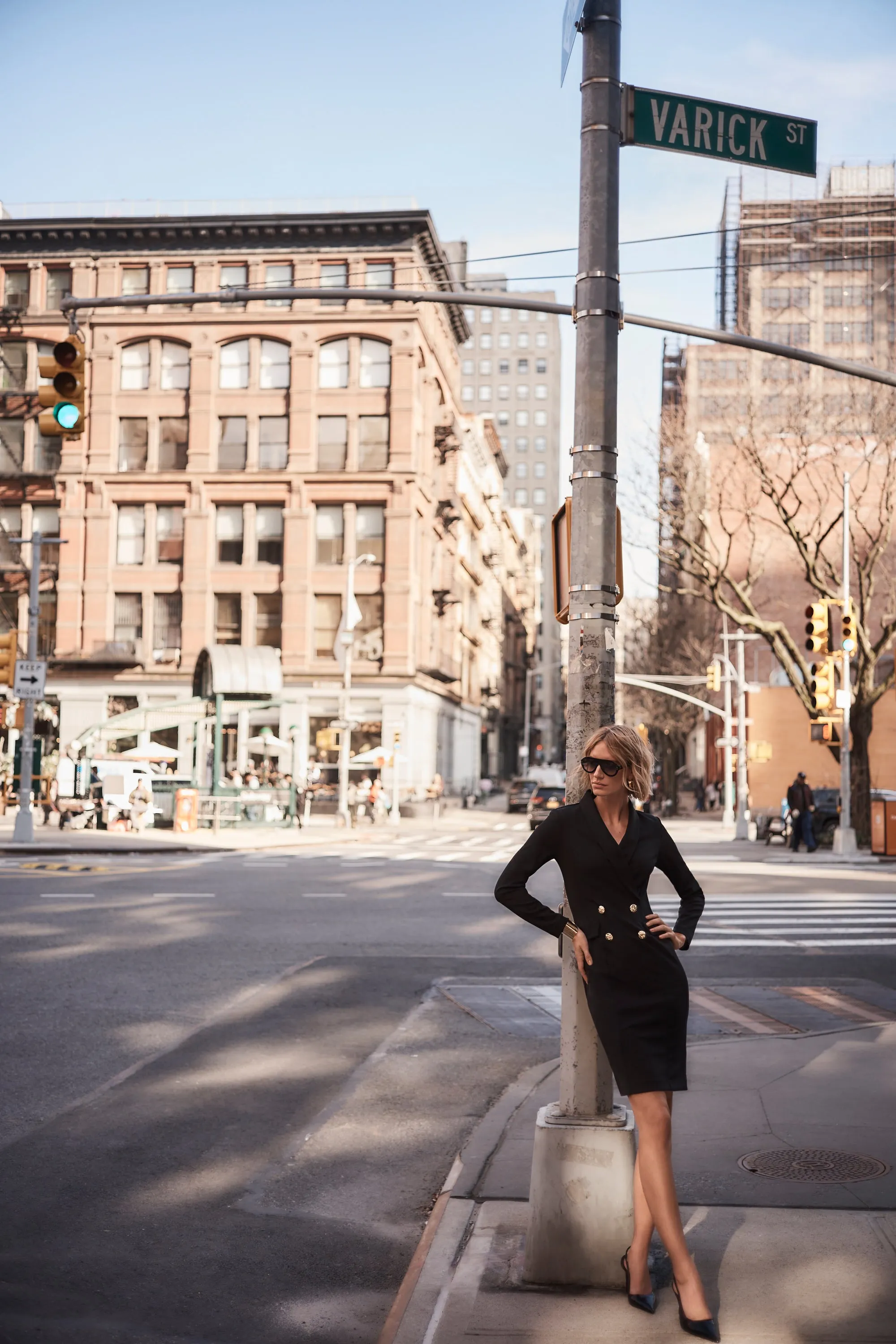 Scuba Crepe Blazer Dress