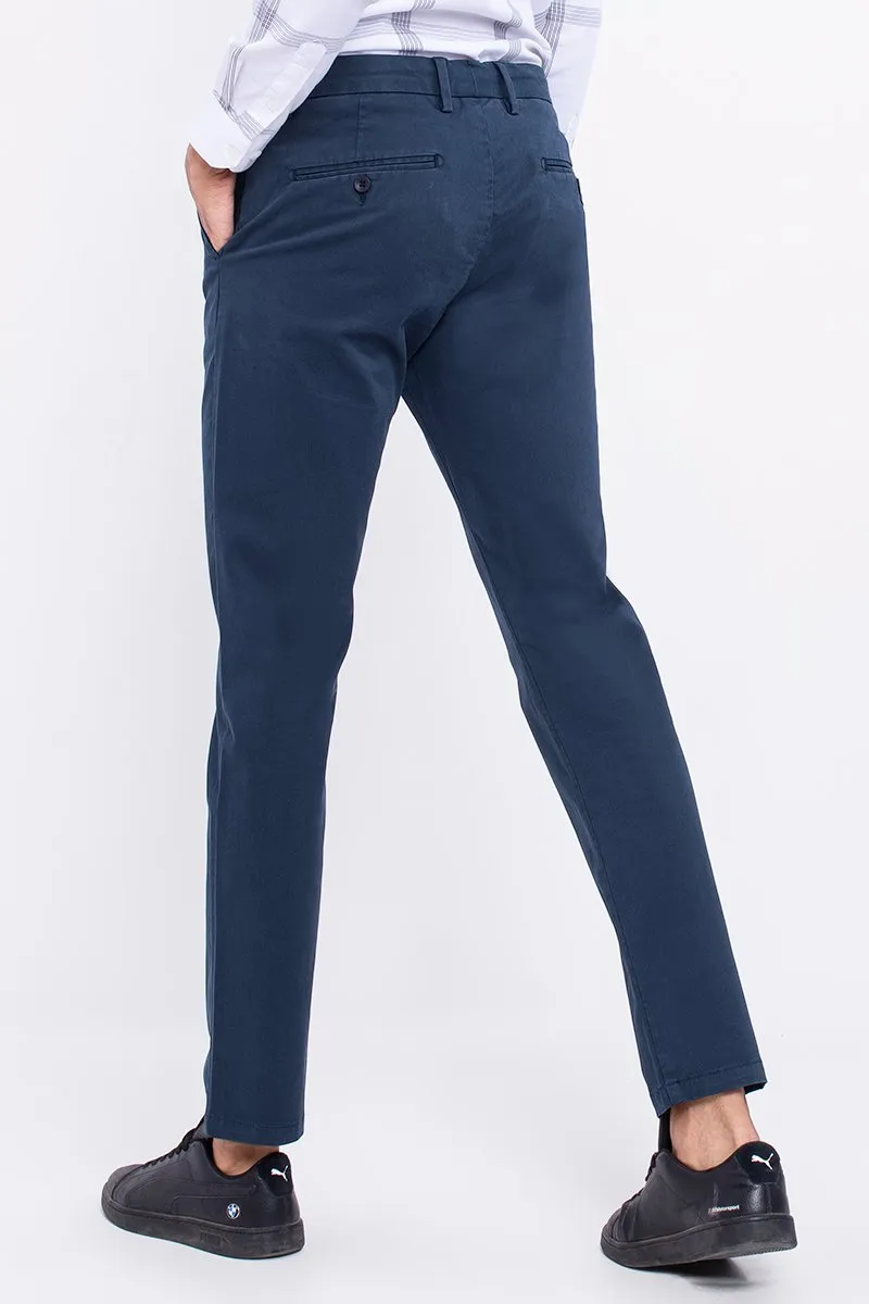 SF Aegean Blue 2-Way Stretch Washed Chino