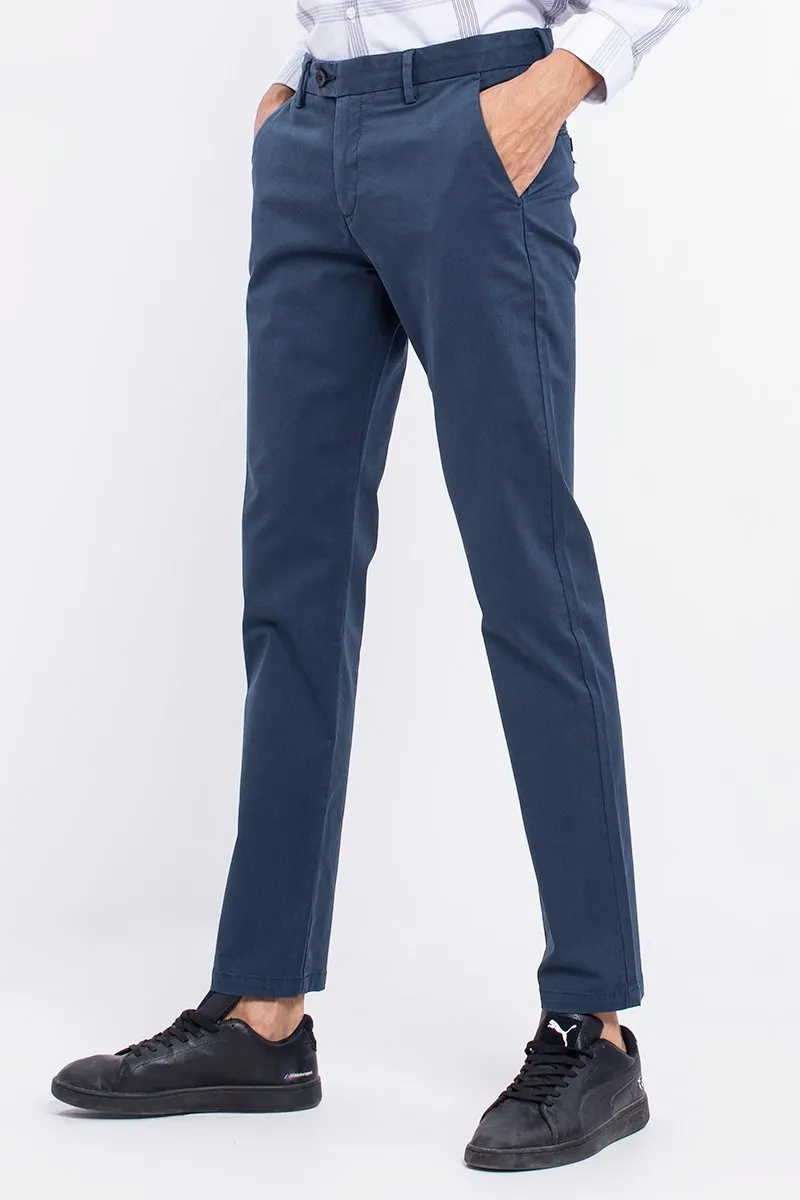 SF Aegean Blue 2-Way Stretch Washed Chino