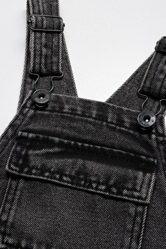 Short Dungaree Dark Grey