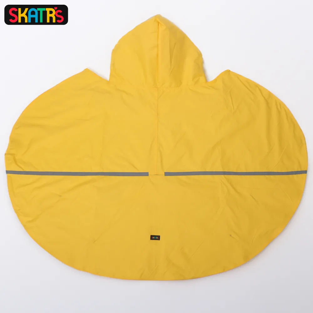 Skatrs Full Coverage Cape Style Raincoat for Dogs and Cats (Yellow)