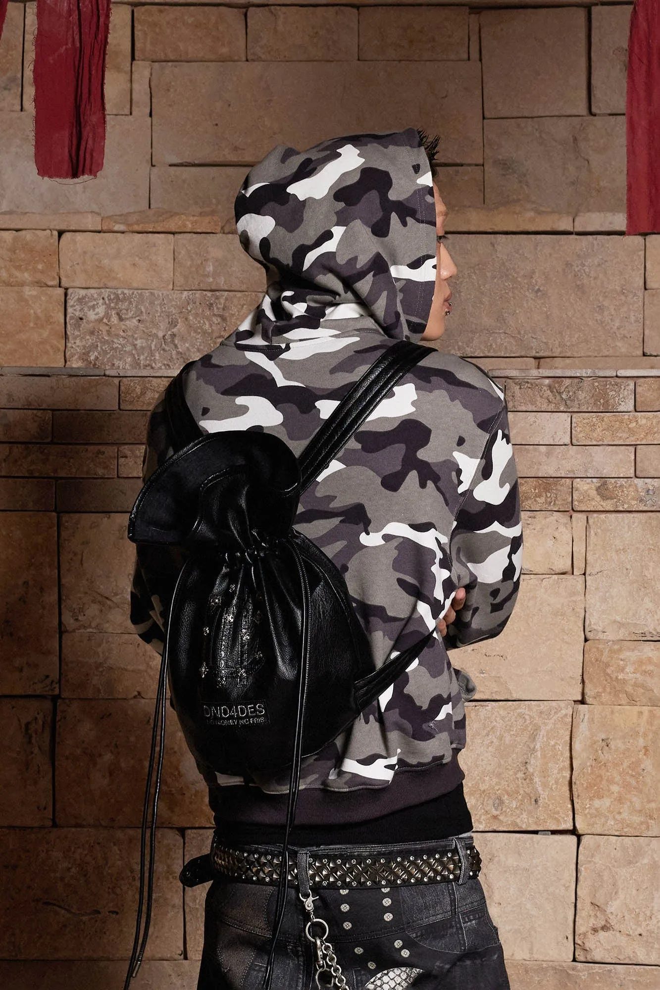 Snow Camo Zip Hoodie