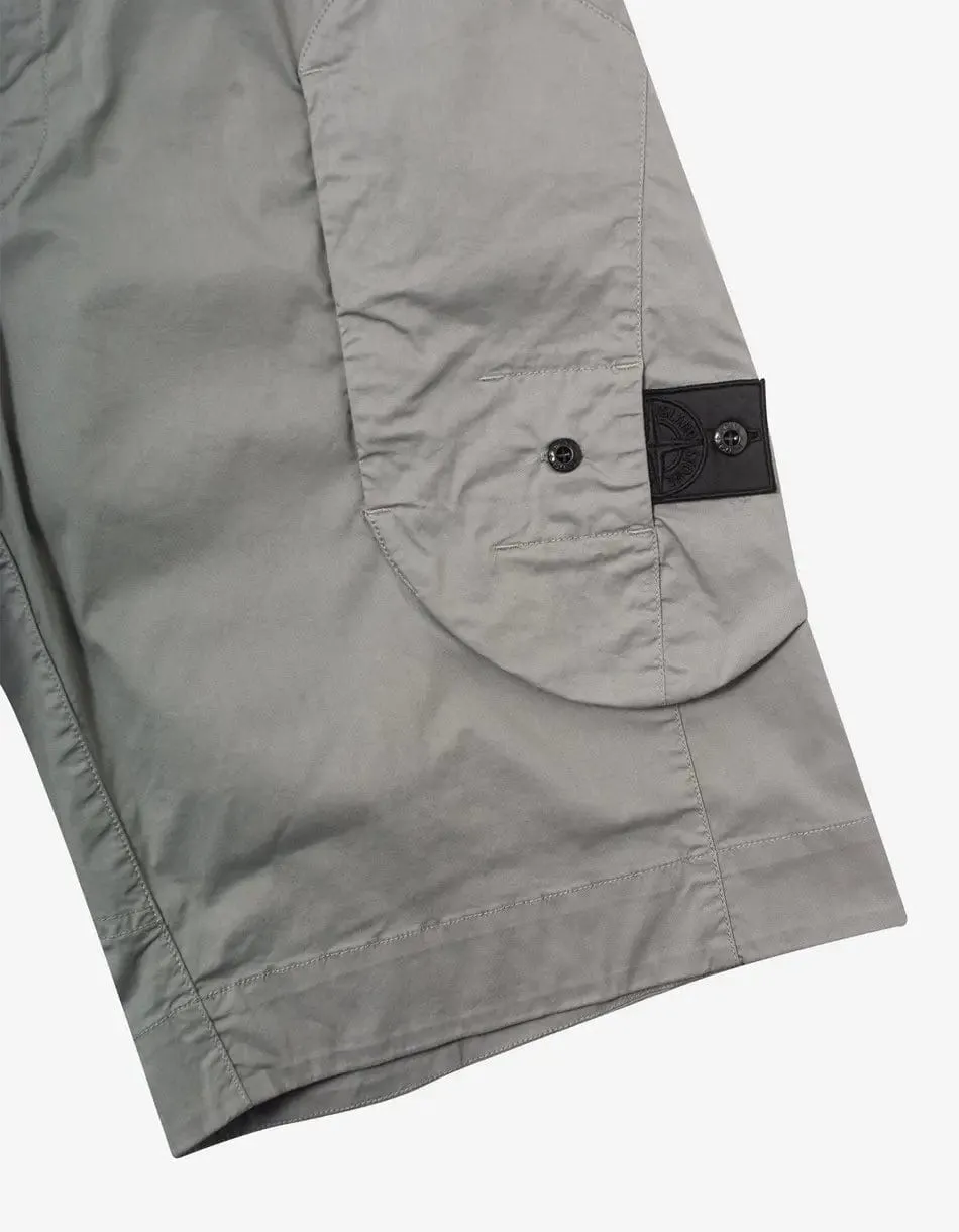 Stone Island Shadow Project Grey Cargo Shorts