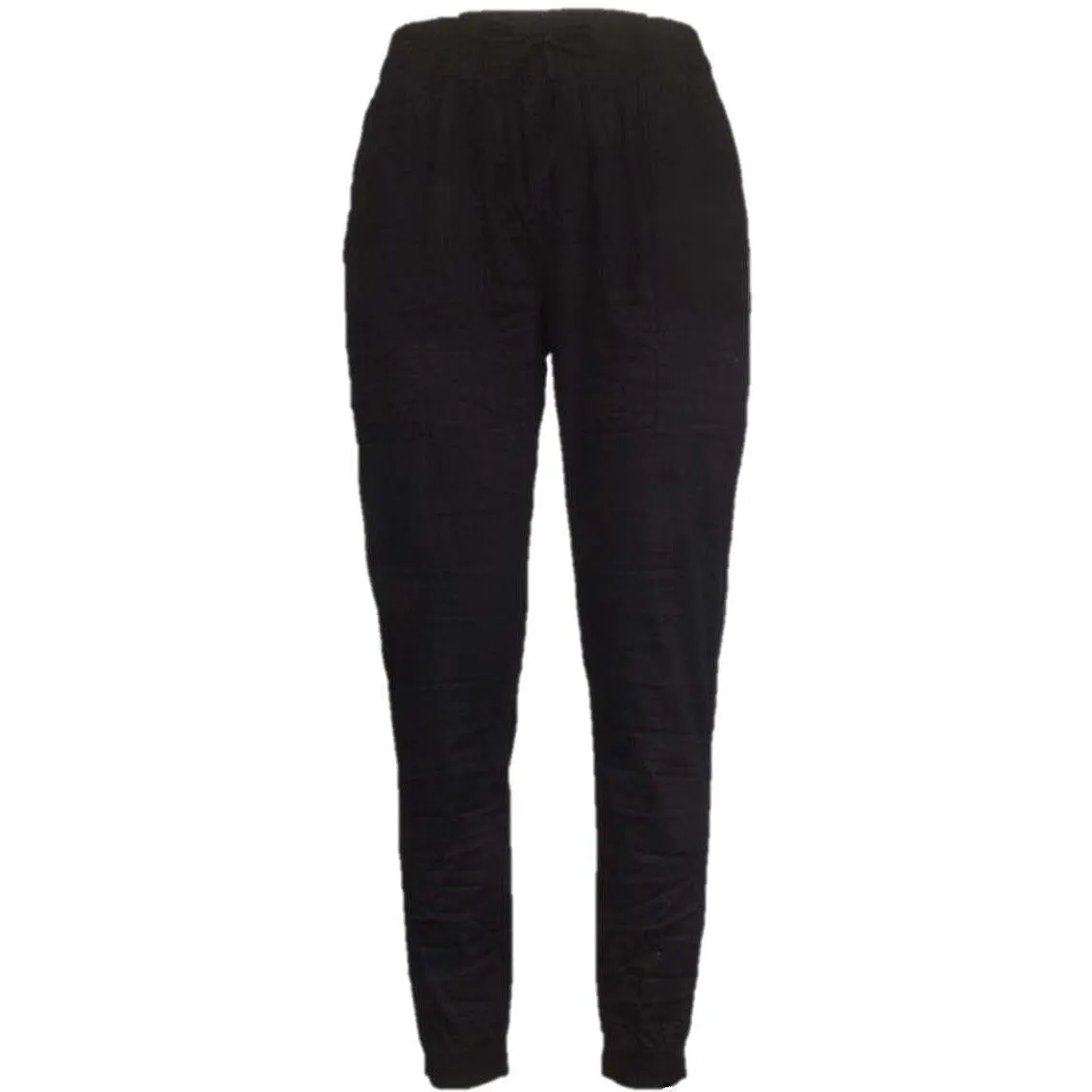 Stretch Drawstring Jogger Pant - Black