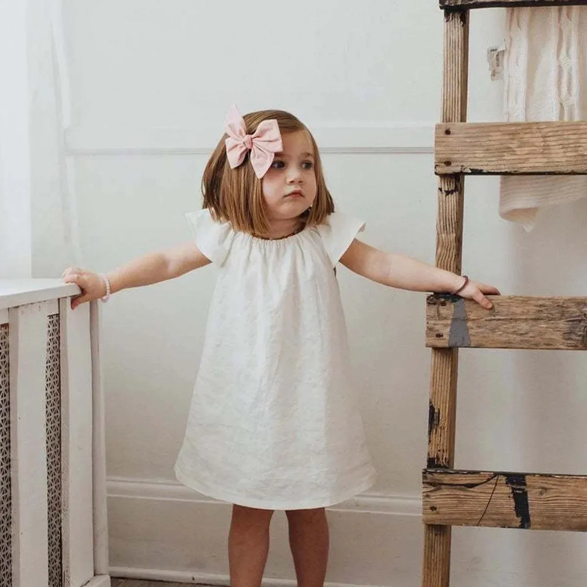 Summer Cotton Baby Girl Dress: Stylish Infant Home Attire & Comfort