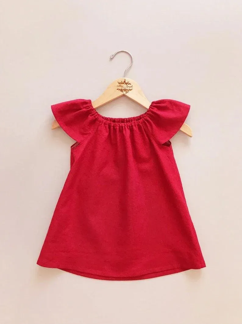 Summer Cotton Baby Girl Dress: Stylish Infant Home Attire & Comfort