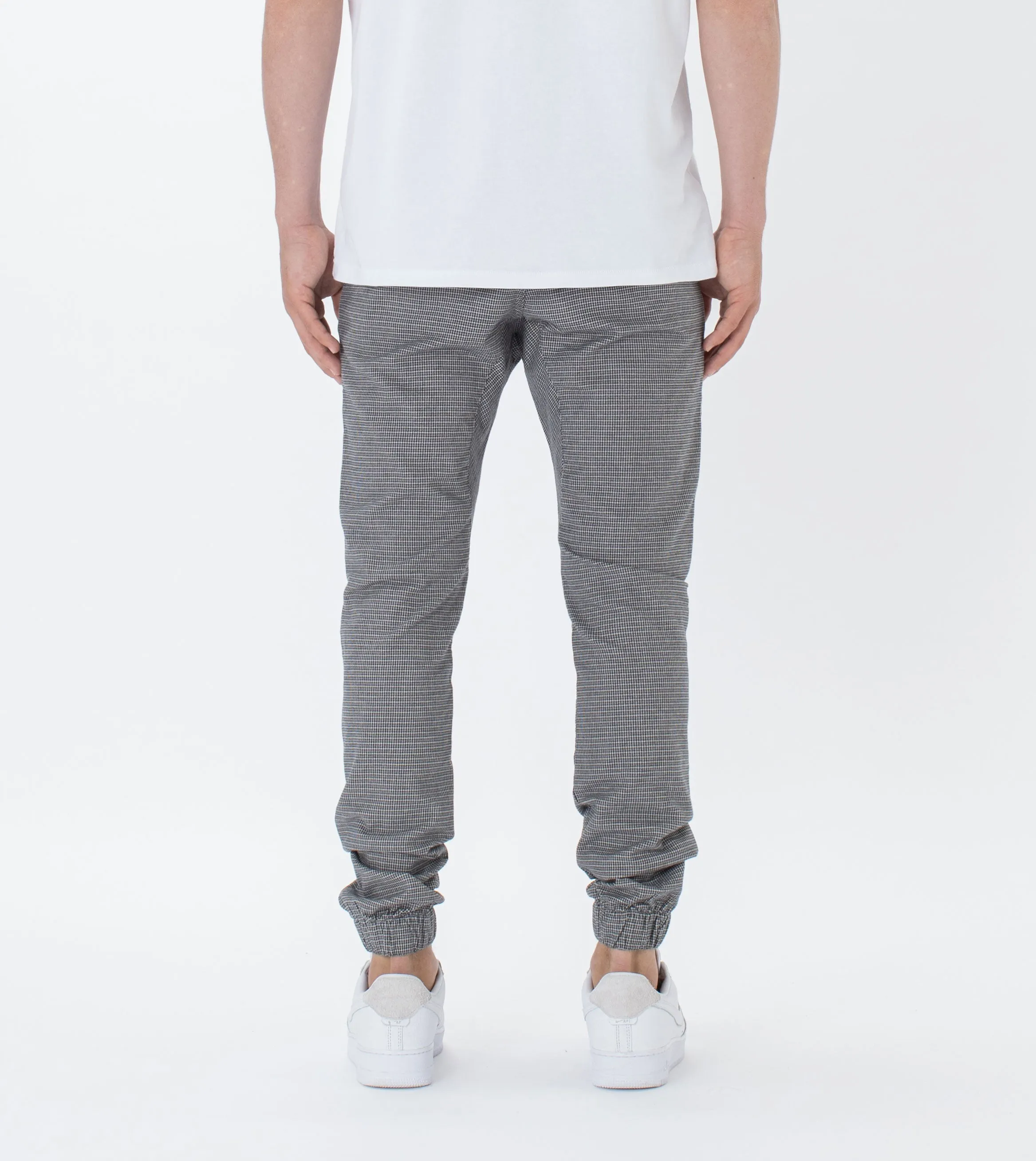 Sureshot Herringbone Jogger Grey Marle