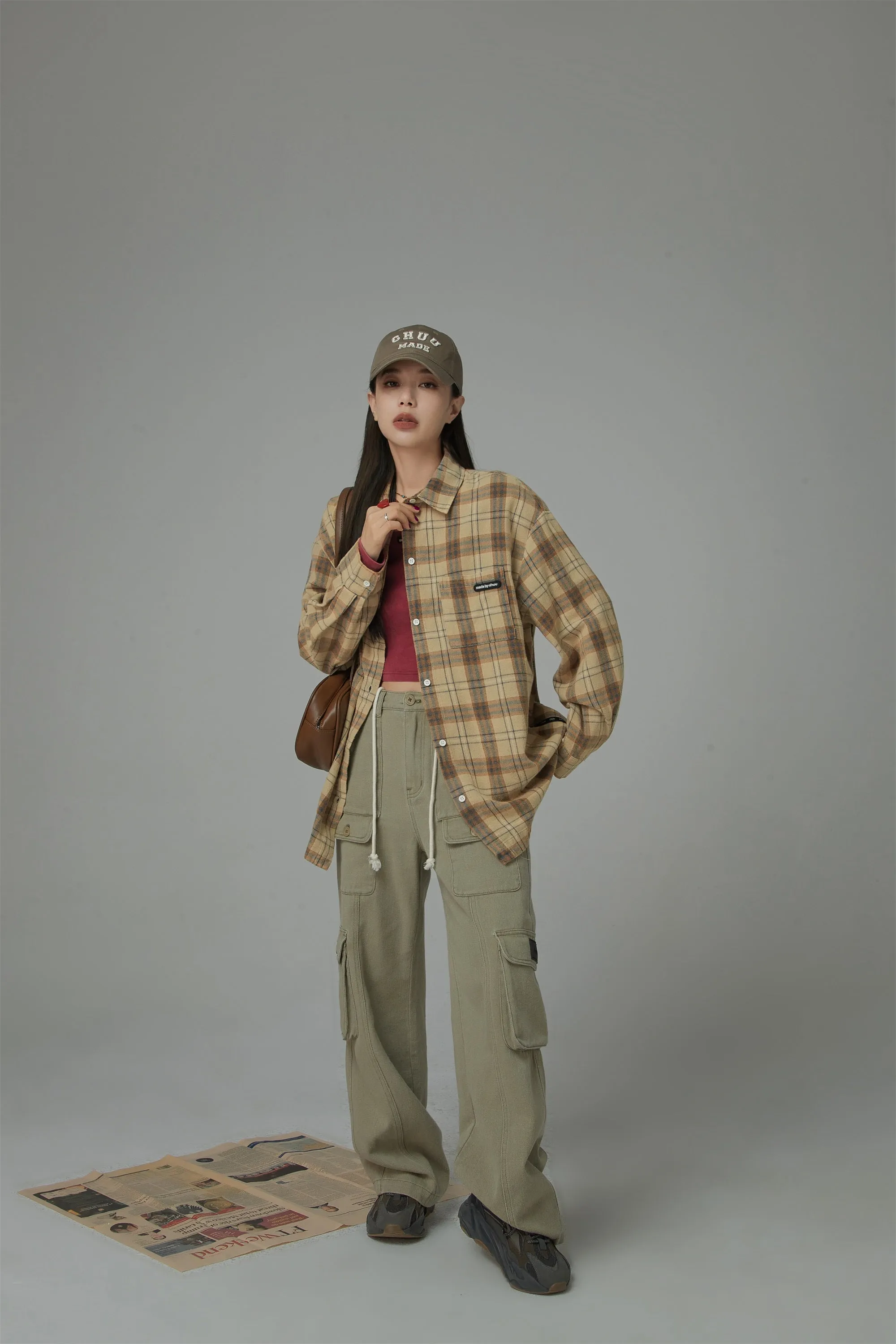 Vintage Check Loose Shirt