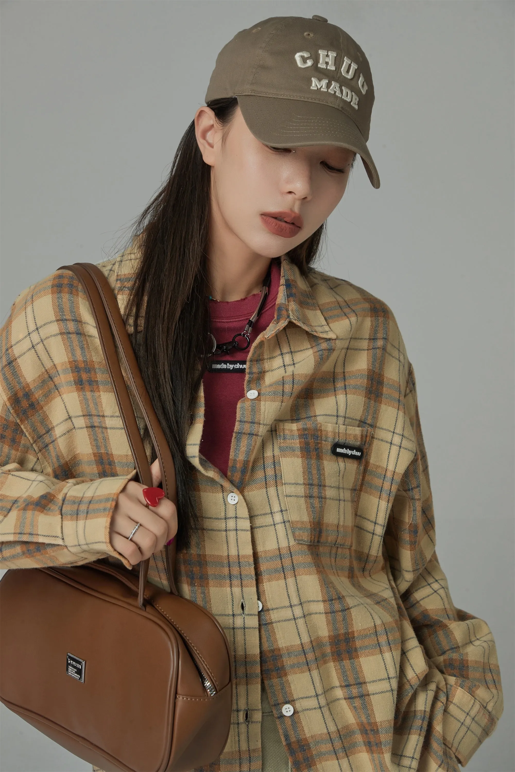 Vintage Check Loose Shirt