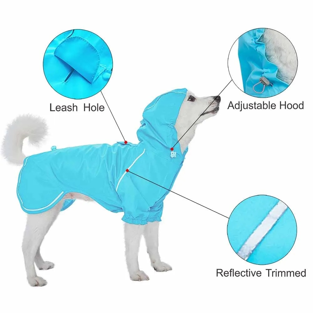 Waterproof | Reflective Dog Raincoat with 2 Legs