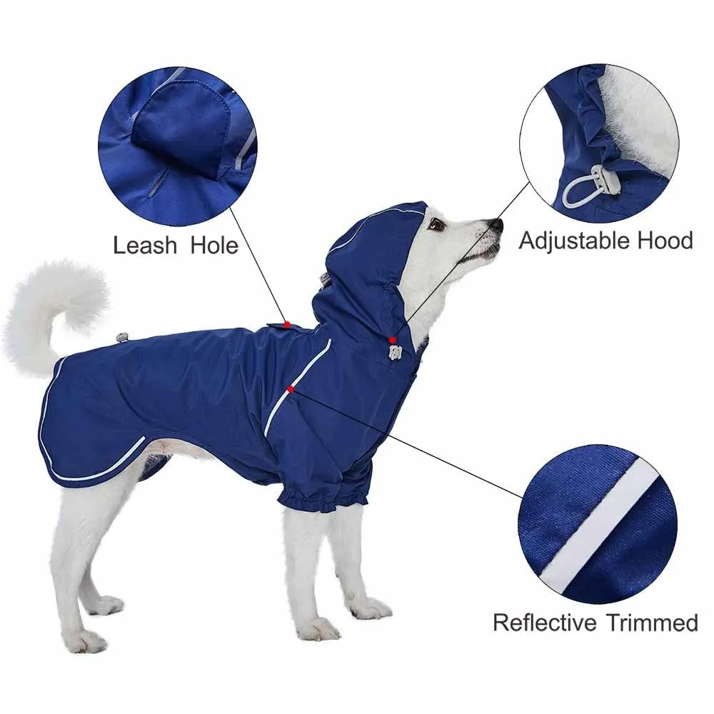 Waterproof | Reflective Dog Raincoat with 2 Legs