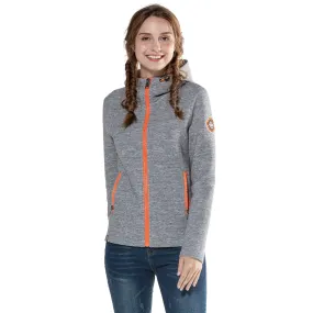 Women's Scuba Hoodie Sweatshirt S M L XL Grey Navy